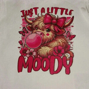 NWOT - Handmade White New Born Bodysuit - Just A Little Moody 1